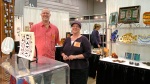 Steider:  Group booth, Cindy Lacy and Greg Frye